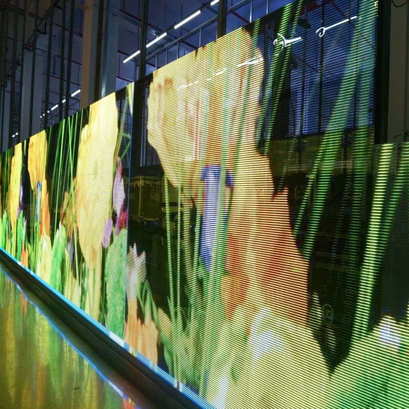 Transparent led display is great choice for glass building